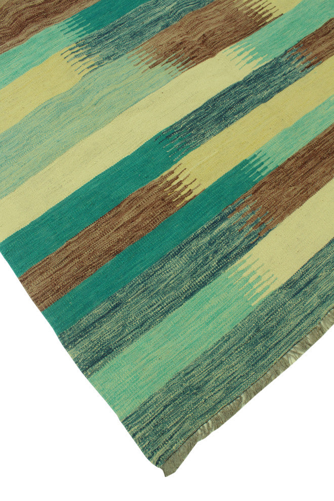 Winchester Kilim Roza Brown/Gold Rug, 5'6x7'9