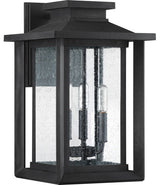 Quoizel WKF8411EK Three Light Outdoor Wall Lantern Wakefield Earth Black