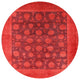 Ahgly Company Indoor Round Mid-Century Modern Area Rugs, 5' Round