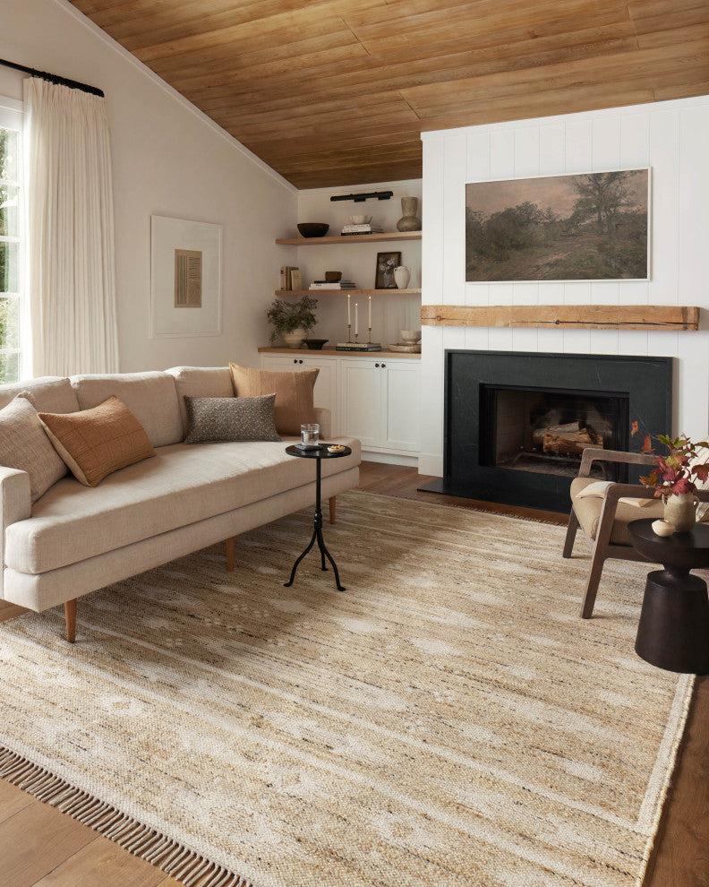 Angela Rose x Loloi Rivers Natural / Ivory 7'-9" x 9'-9" Area Rug