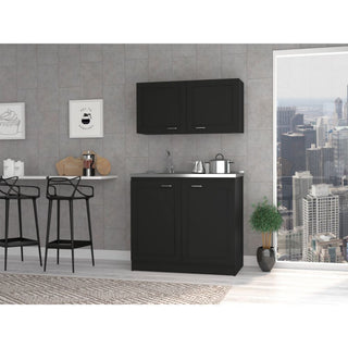 Perseus Cabinet Set, Black