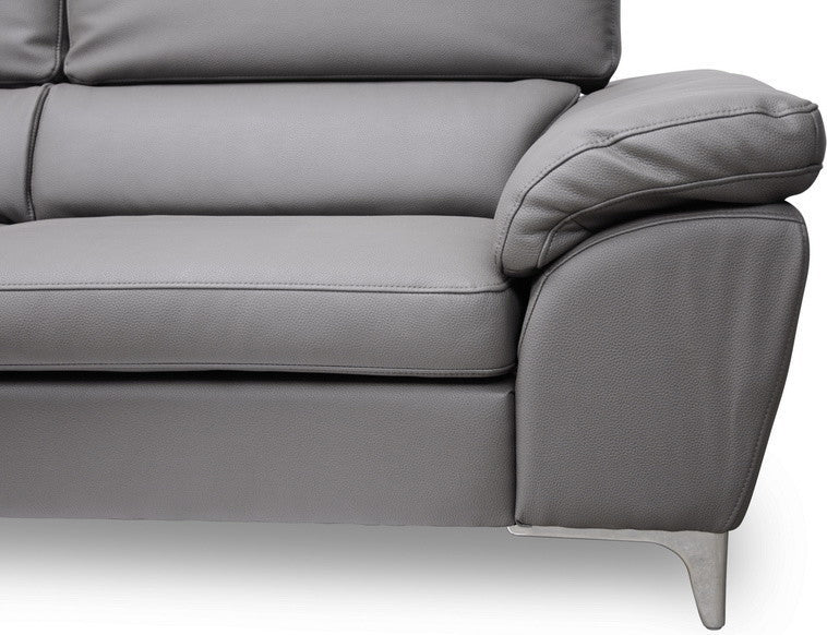 Voight Gray Modern Sectional Sofa