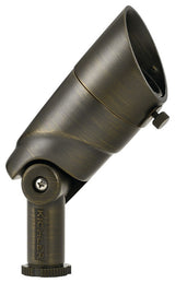 Landscape Accent Light, Small, 3000K, 60 Degrees, Wide Flood, Centennial Brass