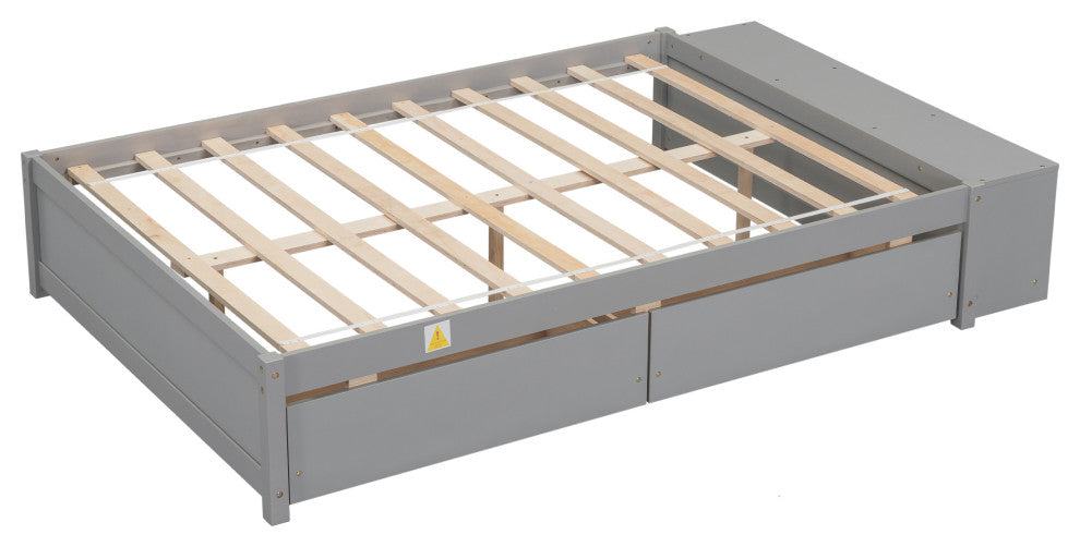 Gewnee Full Size Bed with Storage Case