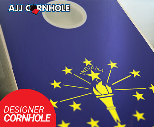 Indiana Flag Cornhole Set