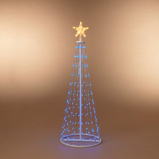 4' Electric Steel Frame Tree With 120 Color Changing LED Lights