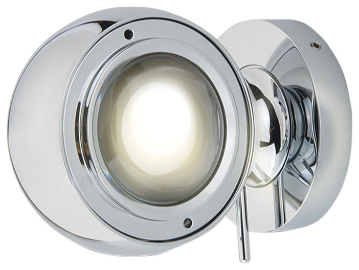 Integrated LED Adjustable Wall Mount ETL Certified Commercial Grade, Chrome