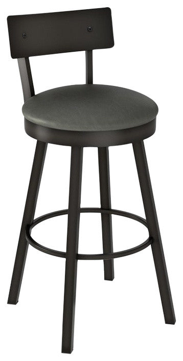 Amisco Lauren Swivel Stool, 30"