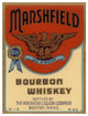 "Marshfield Bourbon Whiskey" Paper Print by Vintage Booze Labels, 14"x18"