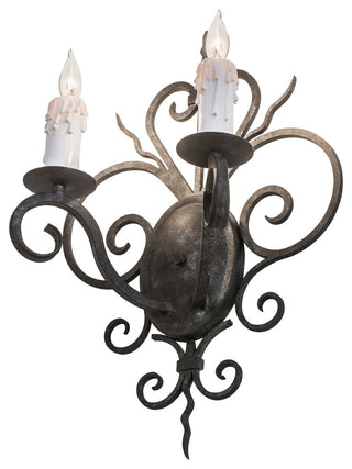 14 Wide Kenneth 2 Light Wall Sconce