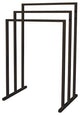 Kingston Brass Pedestal 3-Tier Steel Construction Towel Rack, Oil Rubbed Bronze