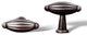 Distressed Nickel RKI Small Indian Drum Knob, RKICK9308DN