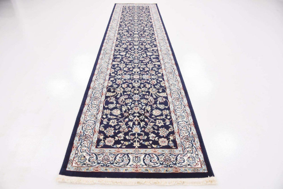 Traditional Kelayeh Round 5' Round Waves Area Rug