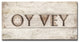 Ready2HangArt Inspirational 'Oy Vey' Wrapped Canvas Wall Art