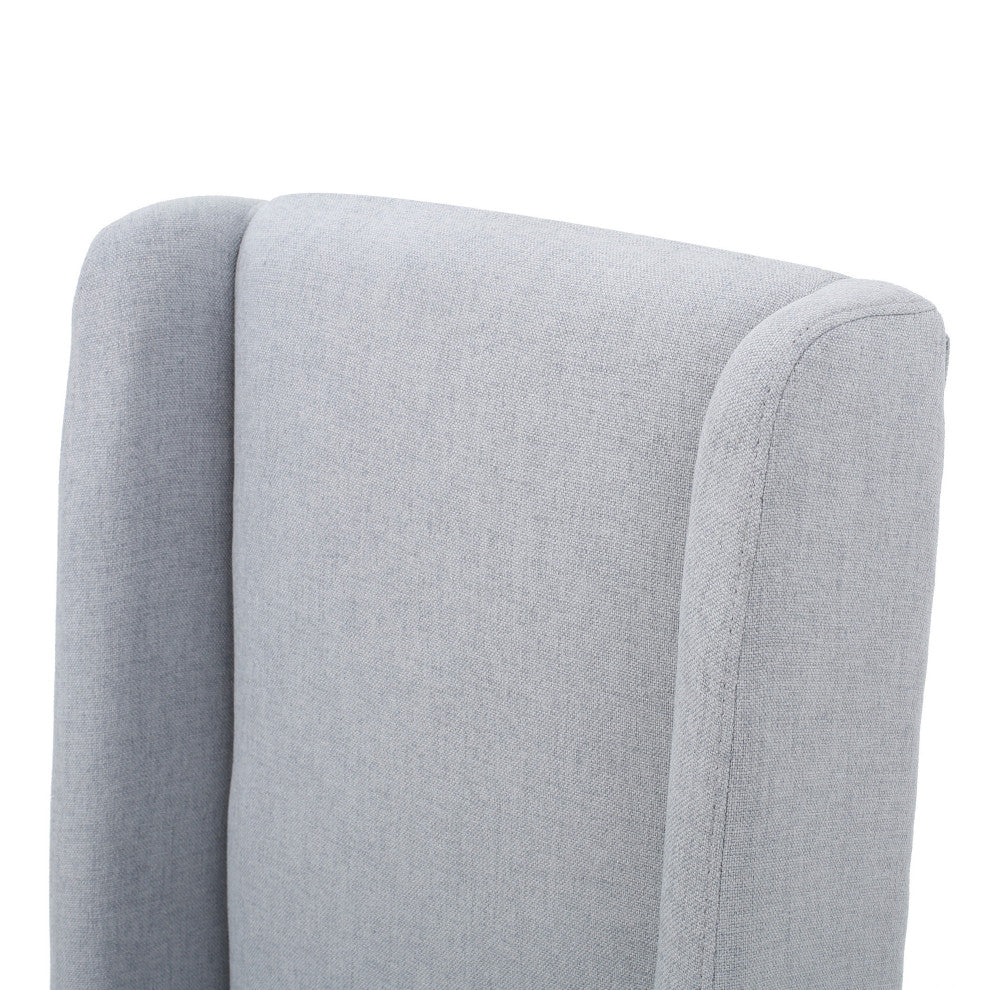 GDF Studio Cline Contemporary Fabric Wingback Dining Chair, Set of 2
