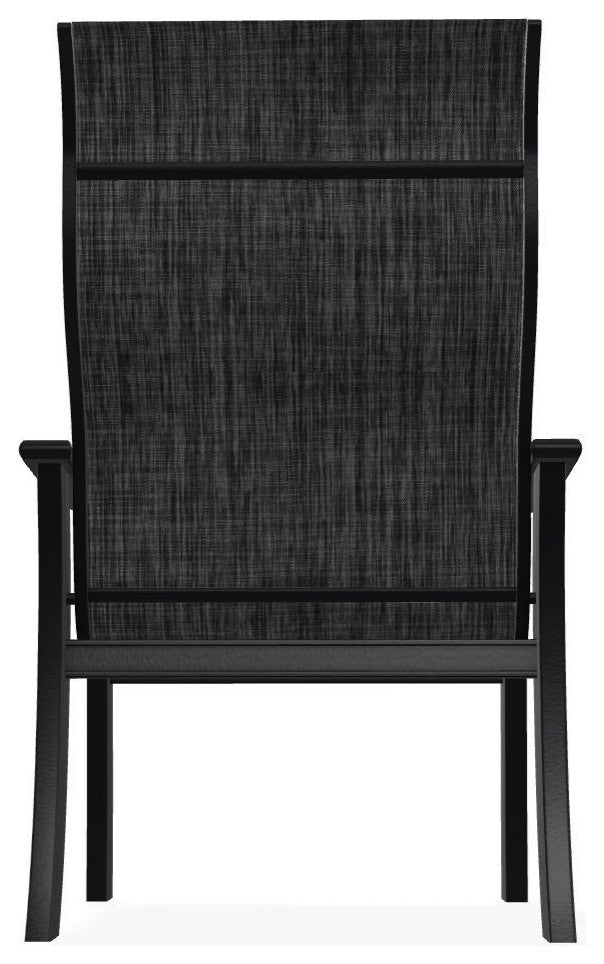 St. Catherine Sling Outdoor Armchair, Augustine Shadow/Black