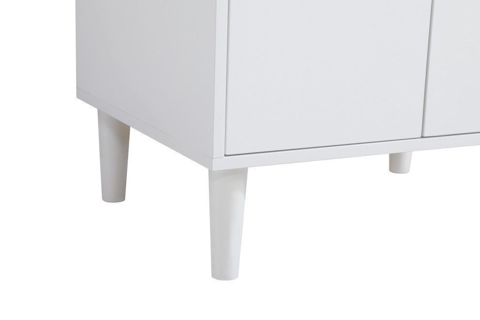 Home Living 24" Single Bathroom Vanity, White