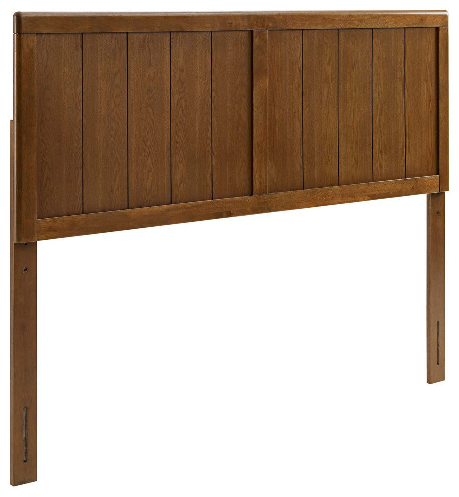 Robbie King Wood Headboard, Walnut