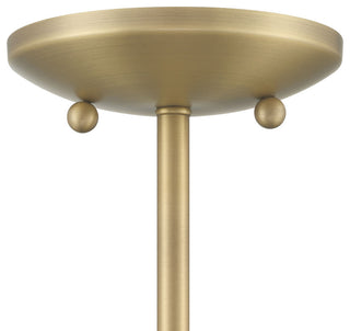 Brooks Matte White 14" Semi-Flush Mount Ceiling Barn Light