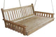 Cedar Traditional English Swingbed, Unfinished, 75 Inch