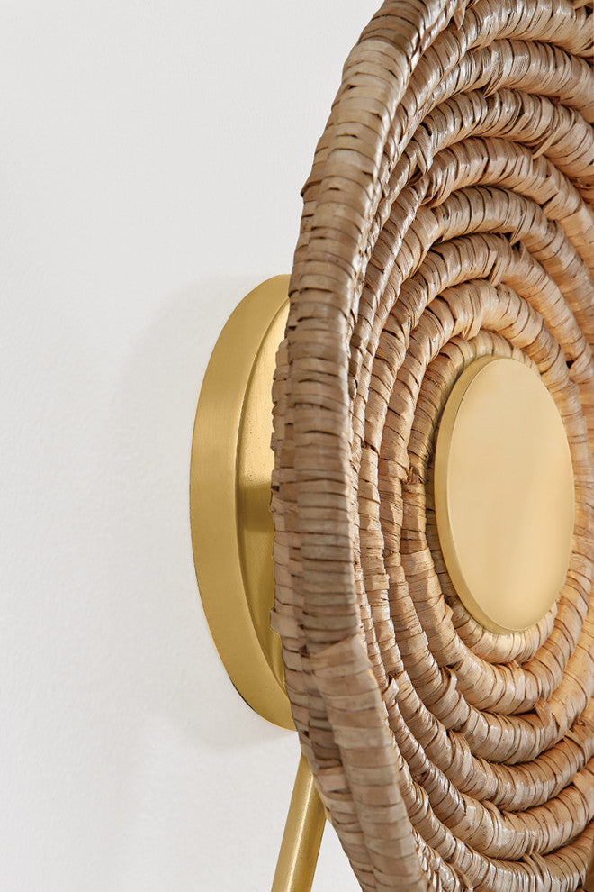Mitzi Ashby Wall Sconce Aged Brass