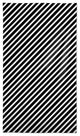 Black Candy Stripes 58 x 102 Outdoor Tablecloth