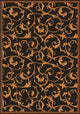 Any Day Matinee Rug, Acanthus, Brown, 3'10"x5'4"