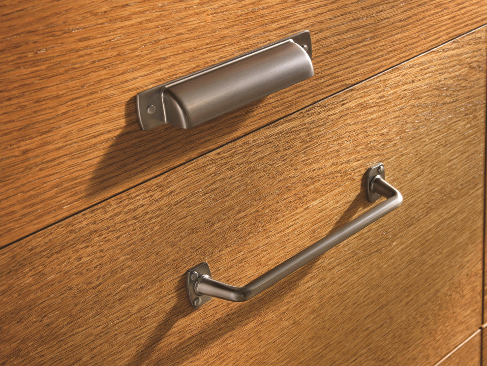 Amerock Rochdale Cabinet Cup Pull, Graphite, 3" Center-to-Center
