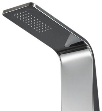 BOANN Stainless Steel Rainfall Shower Panel System with 4 Adjustable Jets & Hand