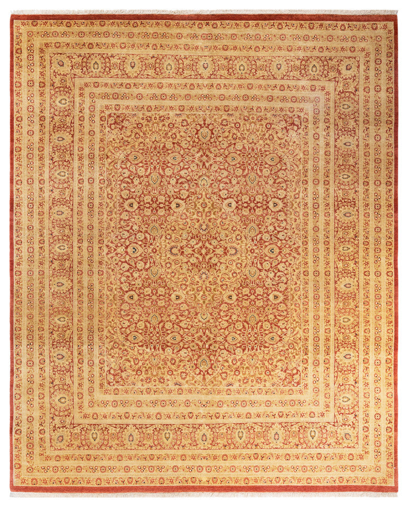 Mogul, One-of-a-Kind Hand-Knotted Area Rug Orange, 8' 4" x 10' 1"