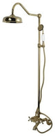 Kingston Brass Clawfoot Tub Faucet Package With Shower Combo, Polished Brass