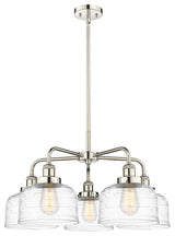 Innovations Bell 5 26" Chandelier Polished Nickel