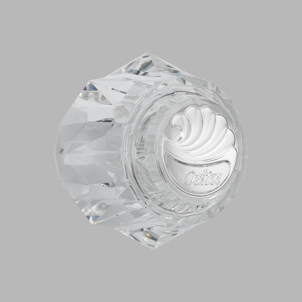 Delta Other Single Clear Knob Handle Kit Button, Set Screw -Tub, Shower