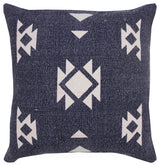 Southwestern Decorative Denim Geometric 20" x 20" Throw Pillow