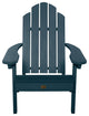 Seneca Adirondack Chair, Weathered Acorn, Federal Blue