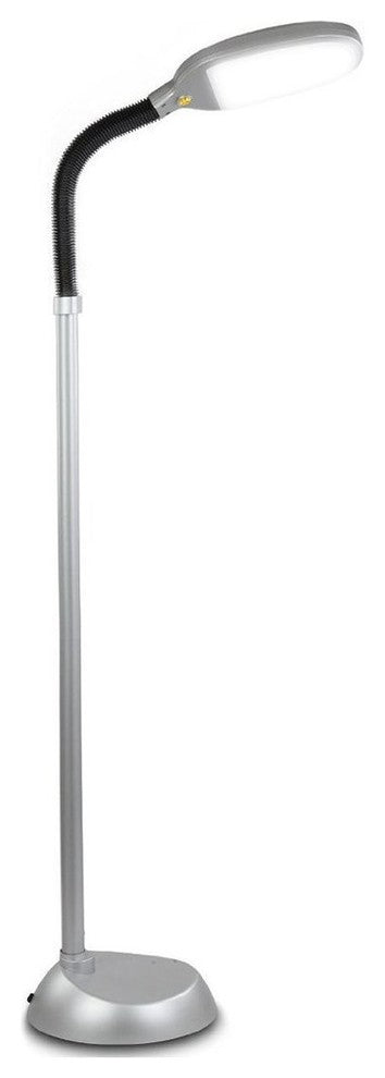 Perfect Bright LED Reading and Craft Floor Lamp-Dimmable Full Spectrum, Titanium