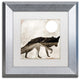 Color Bakery 'Going Wild II' Matted Framed Art, Silver Frame, White Mat, 11x11