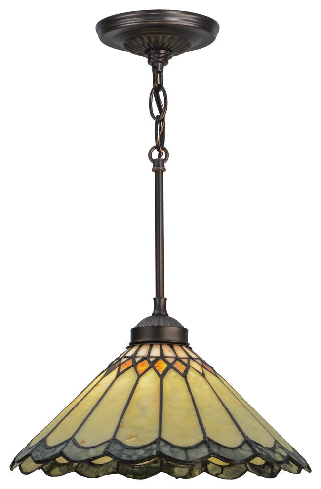 Meyda lighting 153755 12"W Carousel Jadestone Pendant