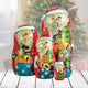Russian 5 Piece Gift Bag Santa Nested Doll Set
