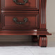60 inch Cherry Wood Hopkinton Bathroom Sink Vanity Baltic Brown Stone Top, Cherry, 60", Single Sink, Freestanding, With Mirror