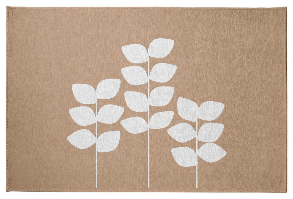 Simple Stems Spring Chenille Rug, Pepper, 4'x6'