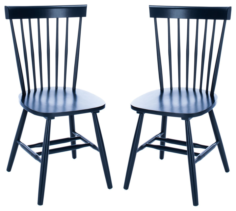 Safavieh Parker Spindle Dining Chair, Set of 2, Navy