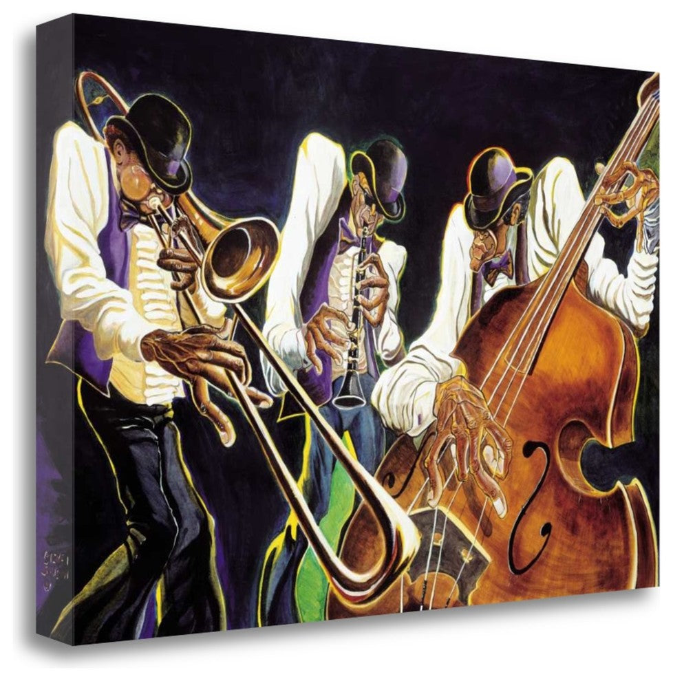 "Jamming" By Steven Johnson, Giclee Print on Gallery Wrap Canvas, Ready to Hang