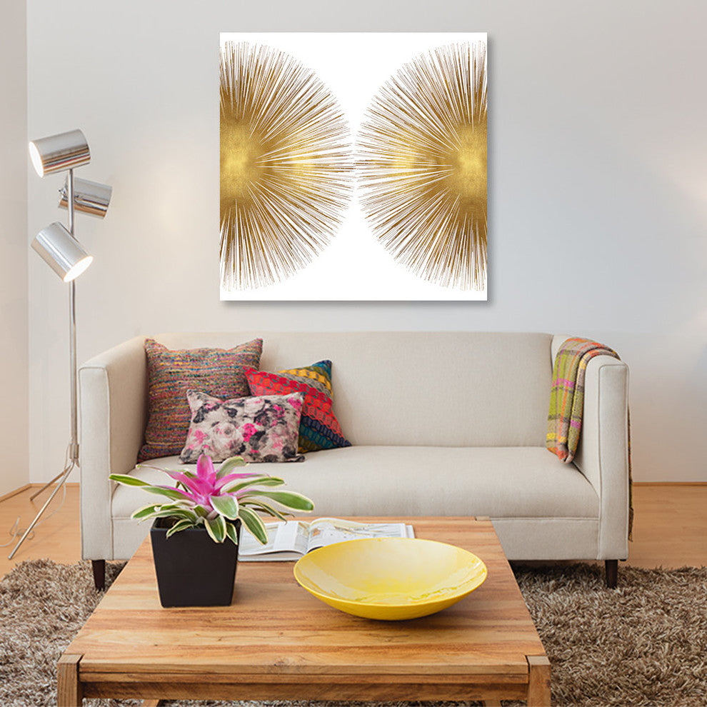 "Sunburst II" by Abby Young, Canvas Print, 18"x18"