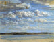 Eugene-Louis Boudin White Clouds Blue Sky, Gallery Wrapped Canvas, 21"x28"