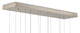 Lazio Multi-Drop Pendant, Rectangular 15-Light