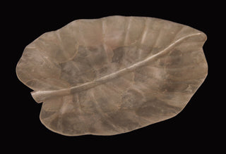 Natural Capiz Leaf Tray, 11"