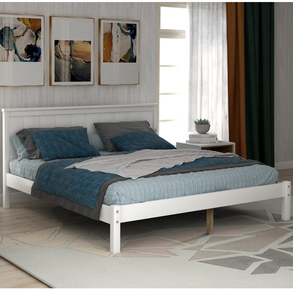 Gewnee Platform Bed Frame with Headboard