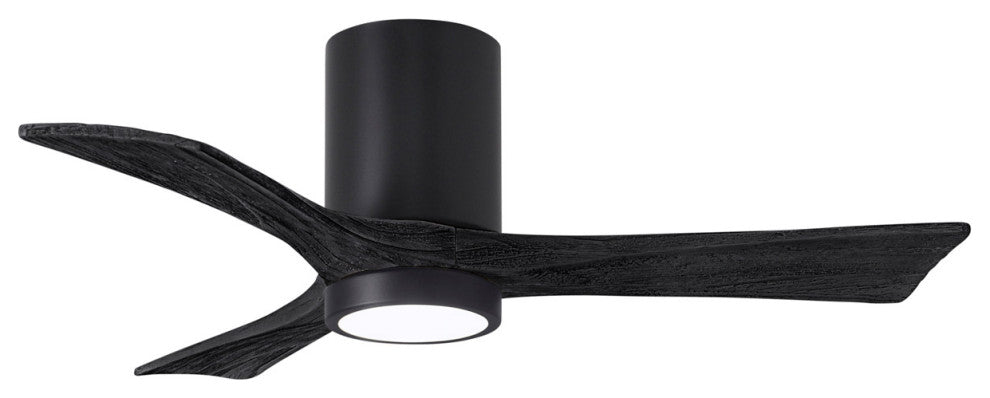 Matthews Fan Irene-3HLK Ceiling Fan, Lighting Kit, Matte Black, 42", Matte Black