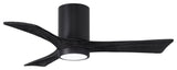 Matthews Fan Irene-3HLK Ceiling Fan, Lighting Kit, Matte Black, 42", Matte Black
